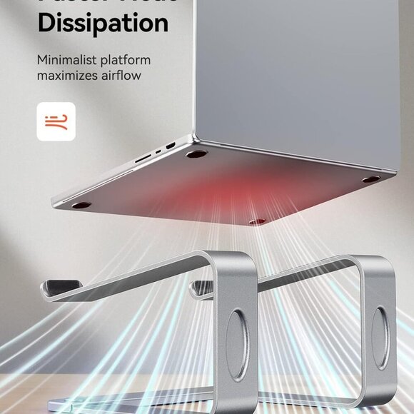 Laptop Stand for Desk, Laptop Riser Computer Stand for Laptop, Ergonomic Laptop - Picture 5 of 7